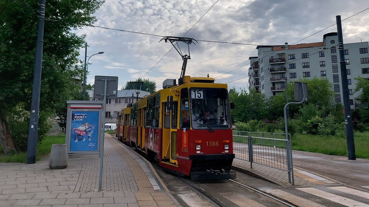 Konstal 105Nb/e #1388+1389 [🚊15] Tramwaje Warszawskie