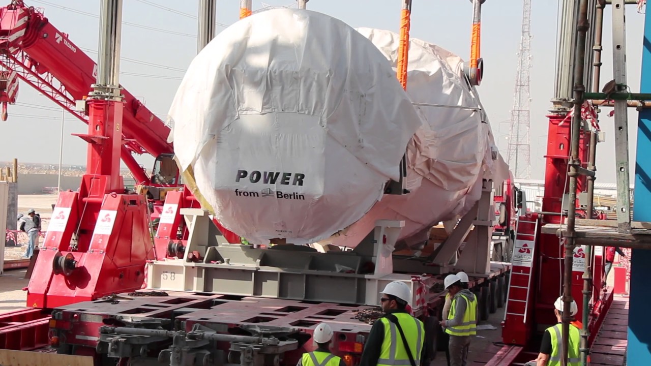 Gas turbine Transportation and Installation at Sabiya Power Plant