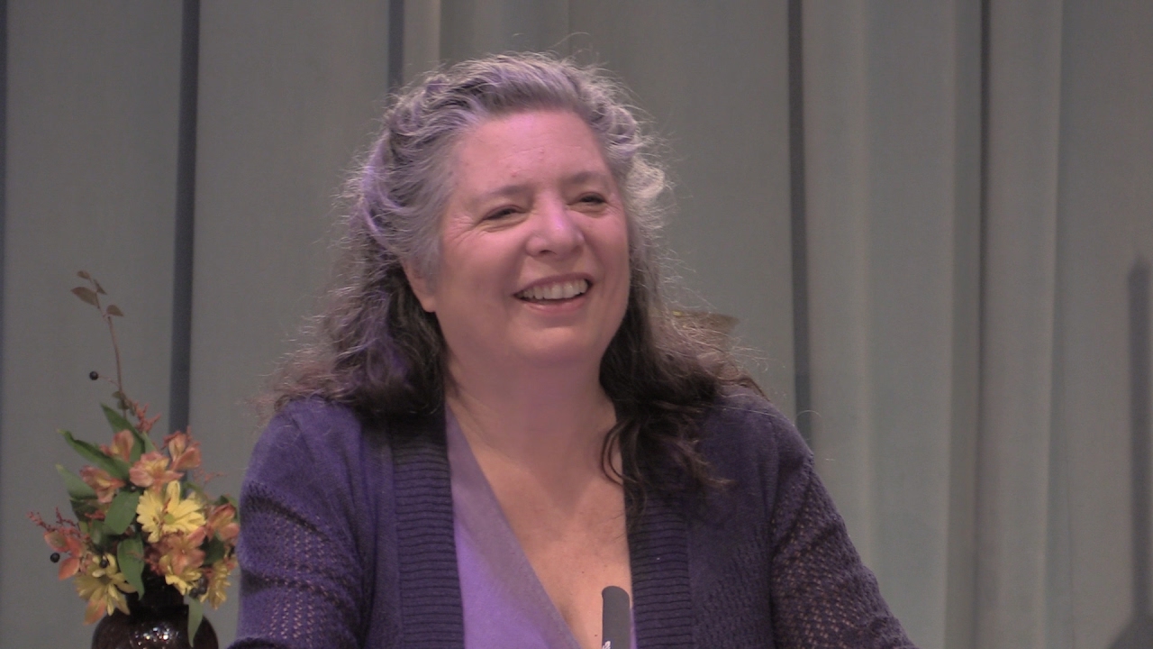 Jane Anetrini speaking on the Gift in Giving, the Gift in Receiving
