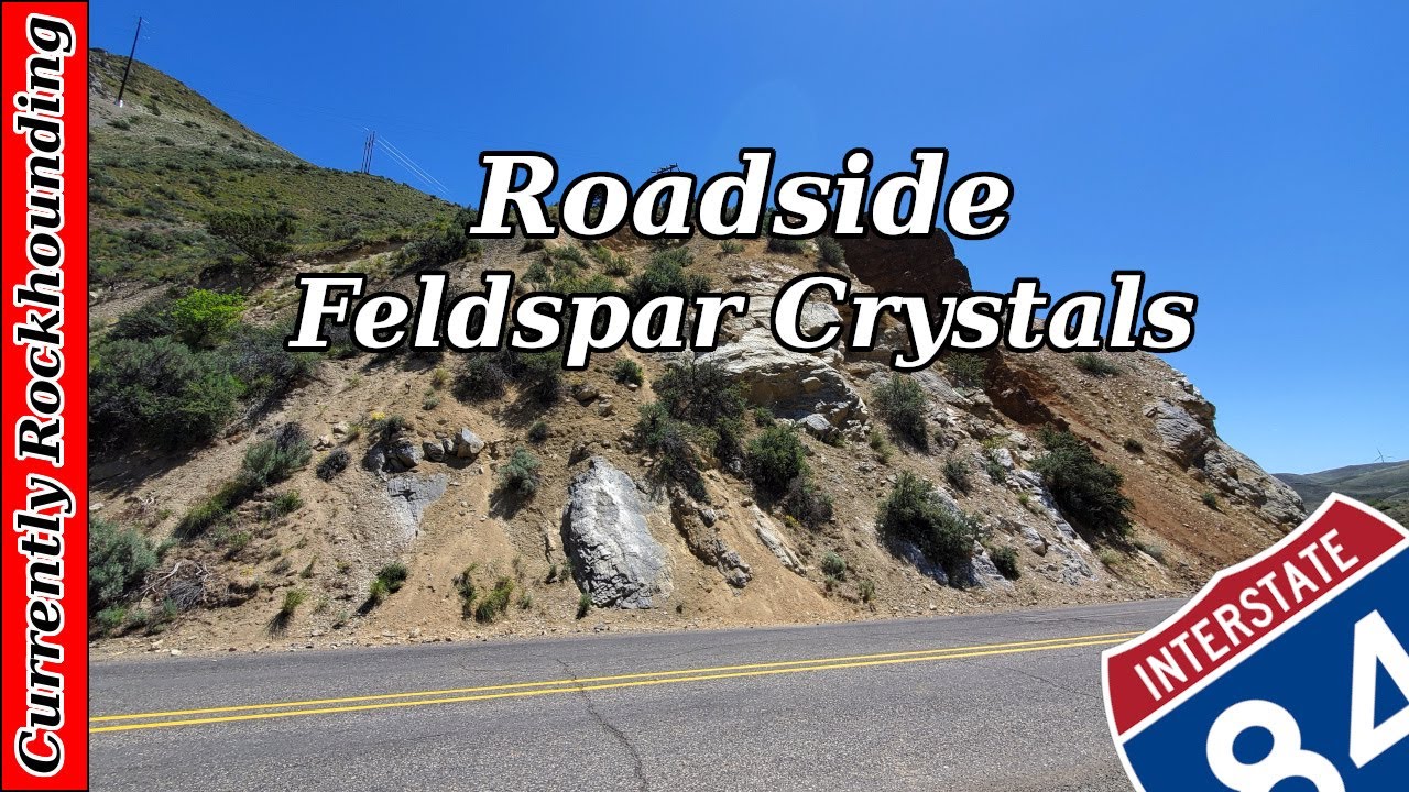 Easy Roadside Rockhounding // Orthoclase Feldspar Crystals