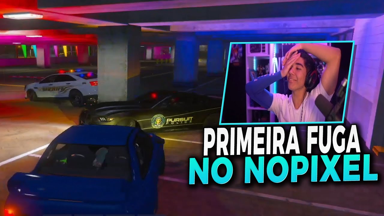 OVOTZ FEZ A POLICIA DO NOPIXEL PASSAR VERGONHA NA SUA PRIMEIRA FUGA | Cortes do Ovotz
