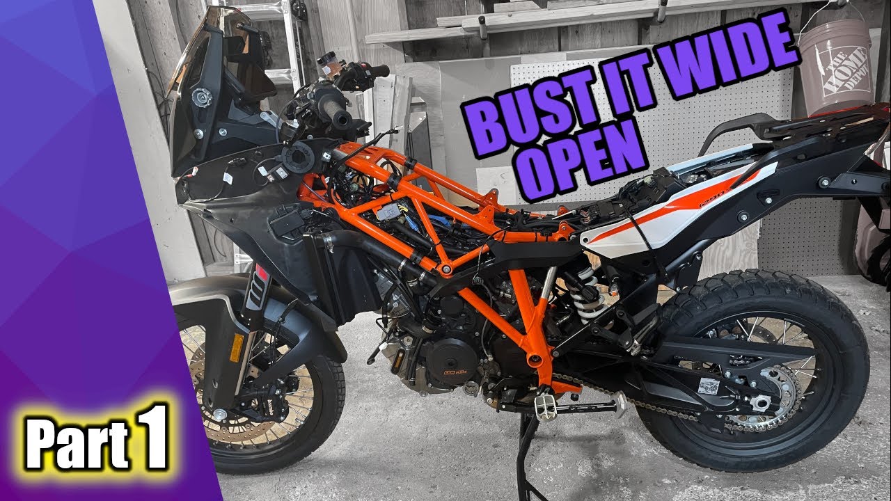 1290 Super Adventure Build - Part 1 | DISASSEMBLY REQUIRED