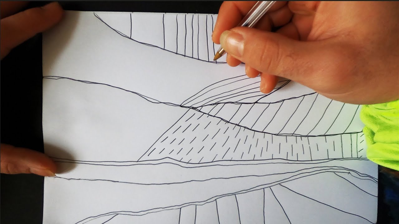 POV Drawing Abstract Landscape – Slow Pen