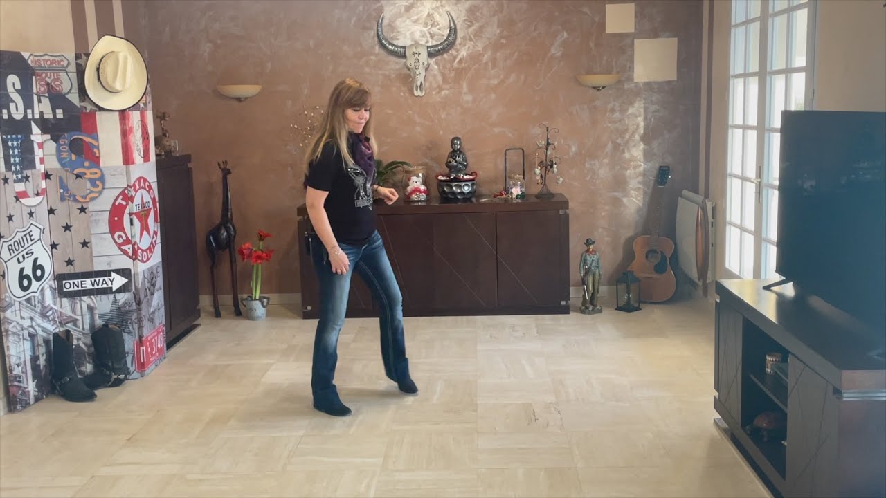 THE ROAD - Country Line Dance (Tuto & Démo)