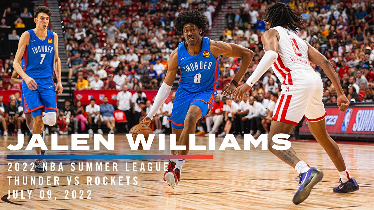 Highlights | Jalen Williams at NBA Summer League | Thunder vs Rockets 07/09/2022