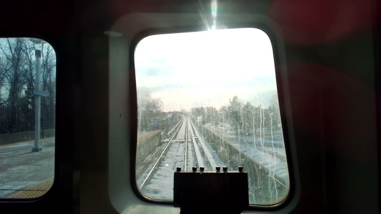 Baltimore metro ride from Owings Mills to state center