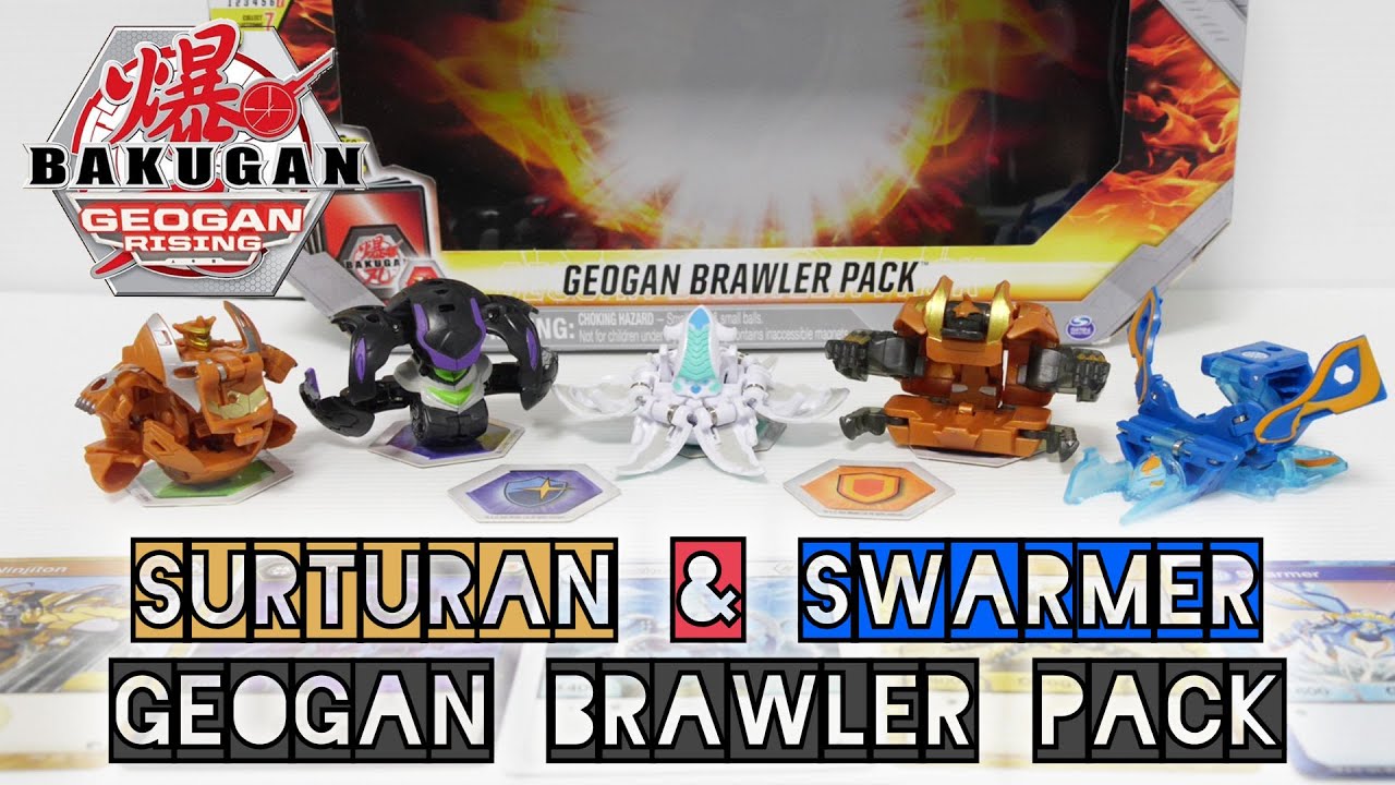 AURELUS SURTURAN & AQUOS SWARMER Geogan Brawler Pack | Geogan Rising | BAKUGAN UNBOX