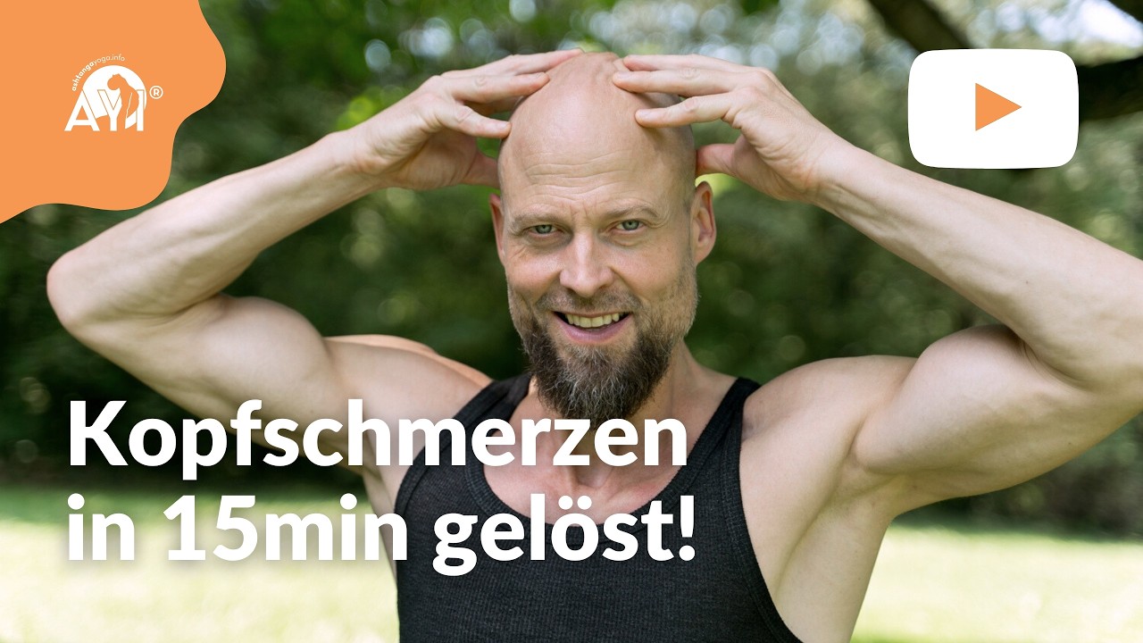 15Min Yoga I Diese Techniken helfen Dir, um Deine Migräne loszuwerden