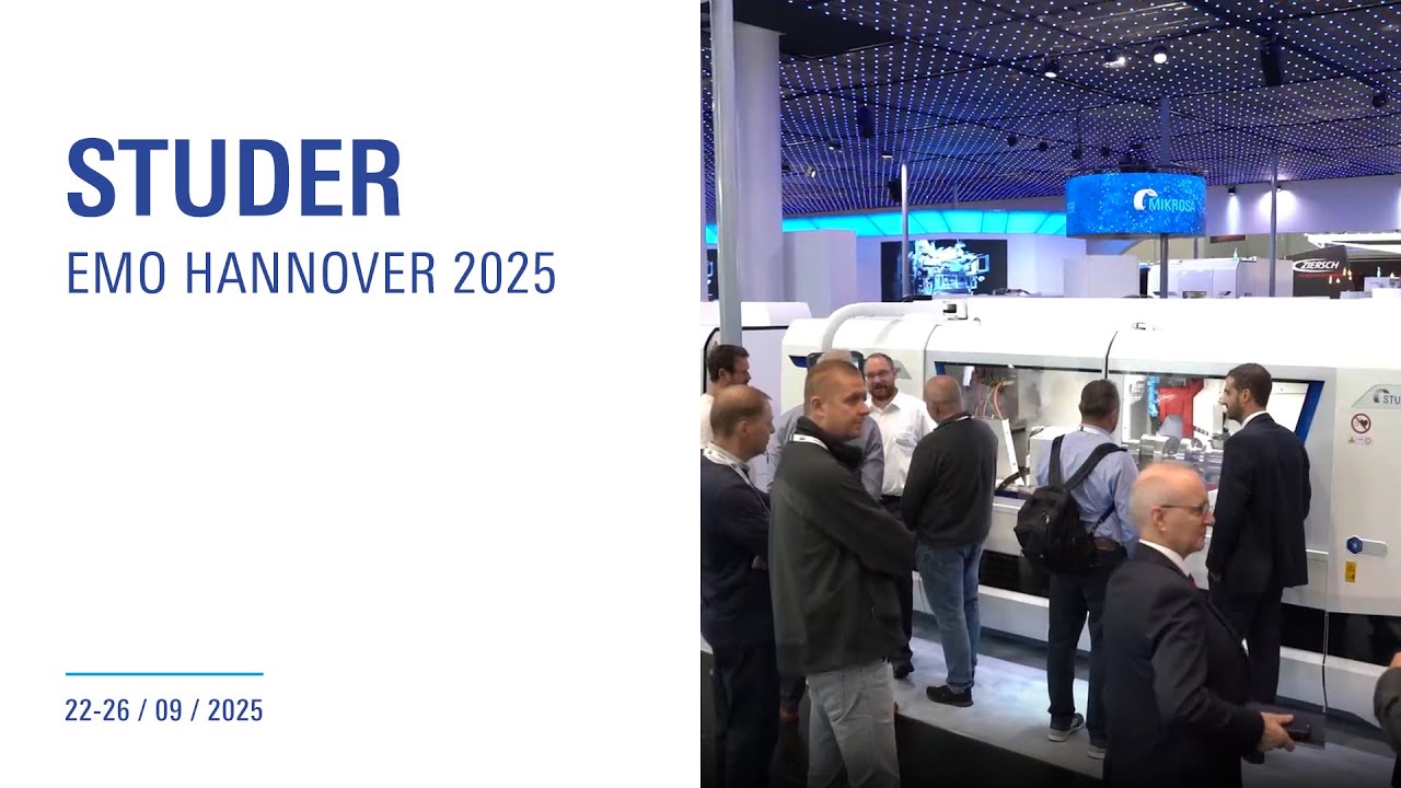 STUDER az EMO 2025-ön: S23 premier Hannoverben