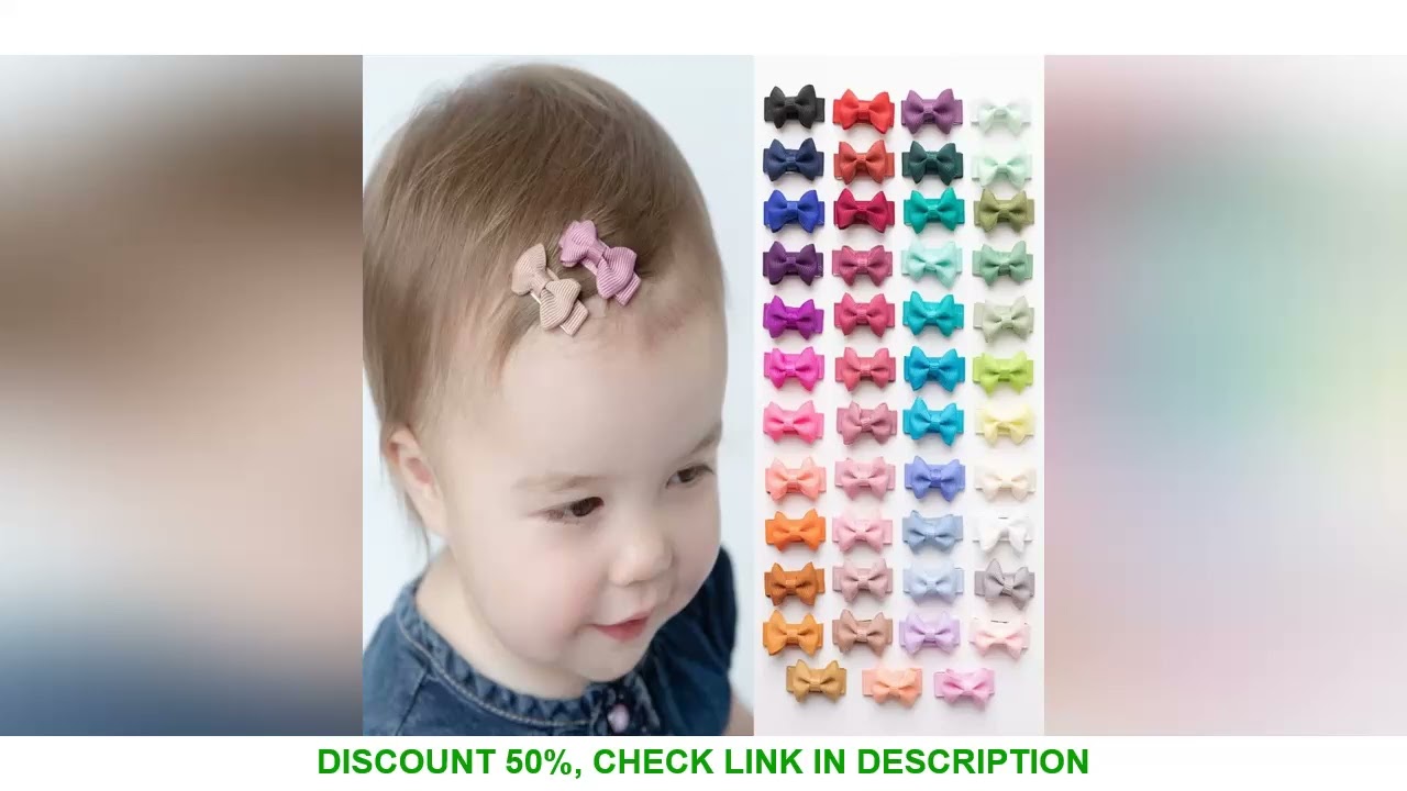 20Pcs/Set Baby Hair Clips DoNot Hurt Hair Headdress Baby Lanugo Hairpin Trumpet Princess Hair Clip