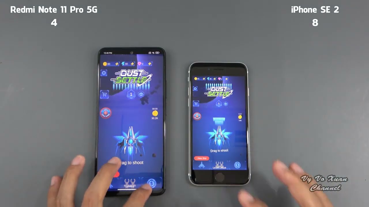 Xiaomi Redmi Note 11 Pro 5G vs iPhone SE 2 | SpeedTest and Camera comparison