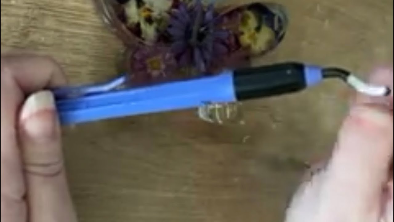 #4 using a deburring tool on resin edges