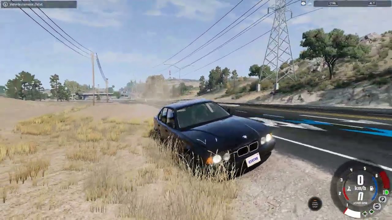 BMW M540i with a Steering Wheel | BeamNG.drive