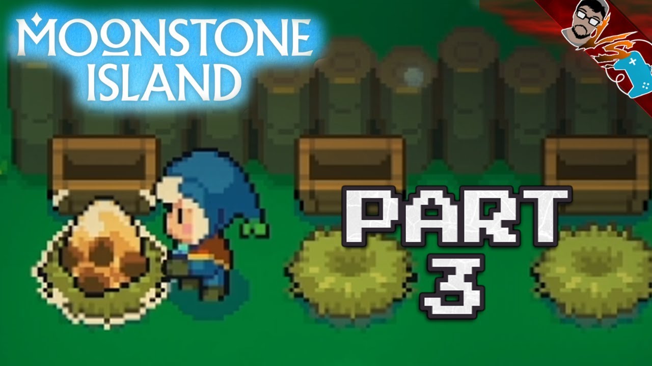 MOONSTONE ISLAND Walkthrough Playthrough Part 3 - Monster Barn & Hatching Eggs