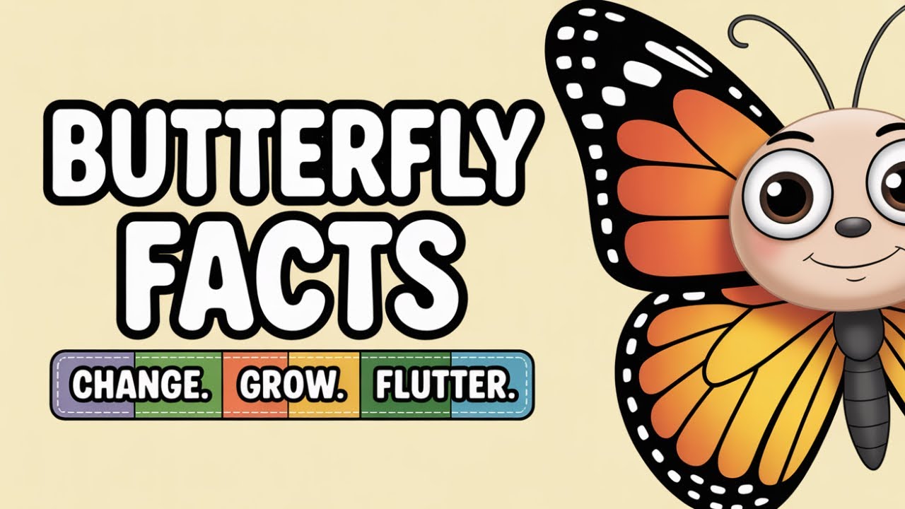 How Do Caterpillars Turn Into Butterflies? | Butterfly Facts for Kids