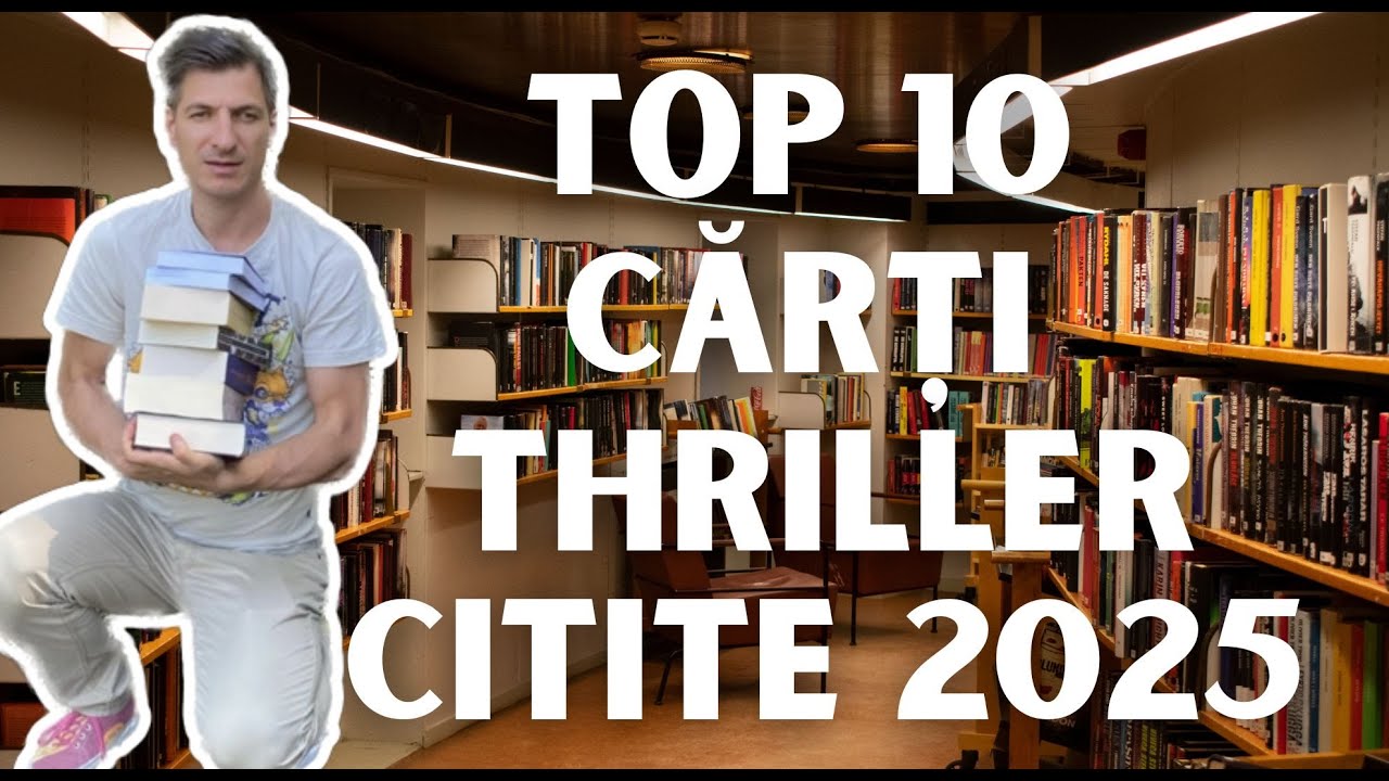 10 Cele Mai Bune Cărți Thriller Citite📚Top 10 Cărți Thriller Ian.2025