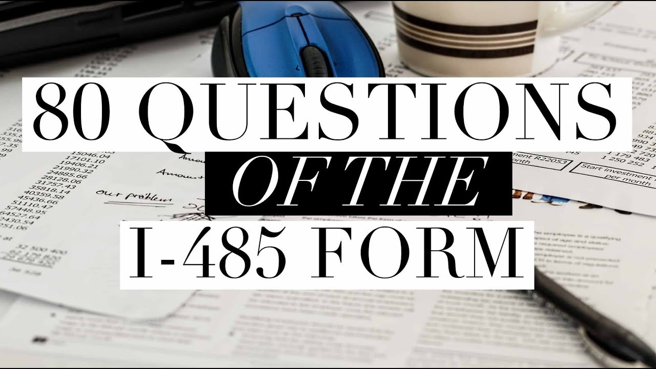 80 Questions in new I-485 form for green card
