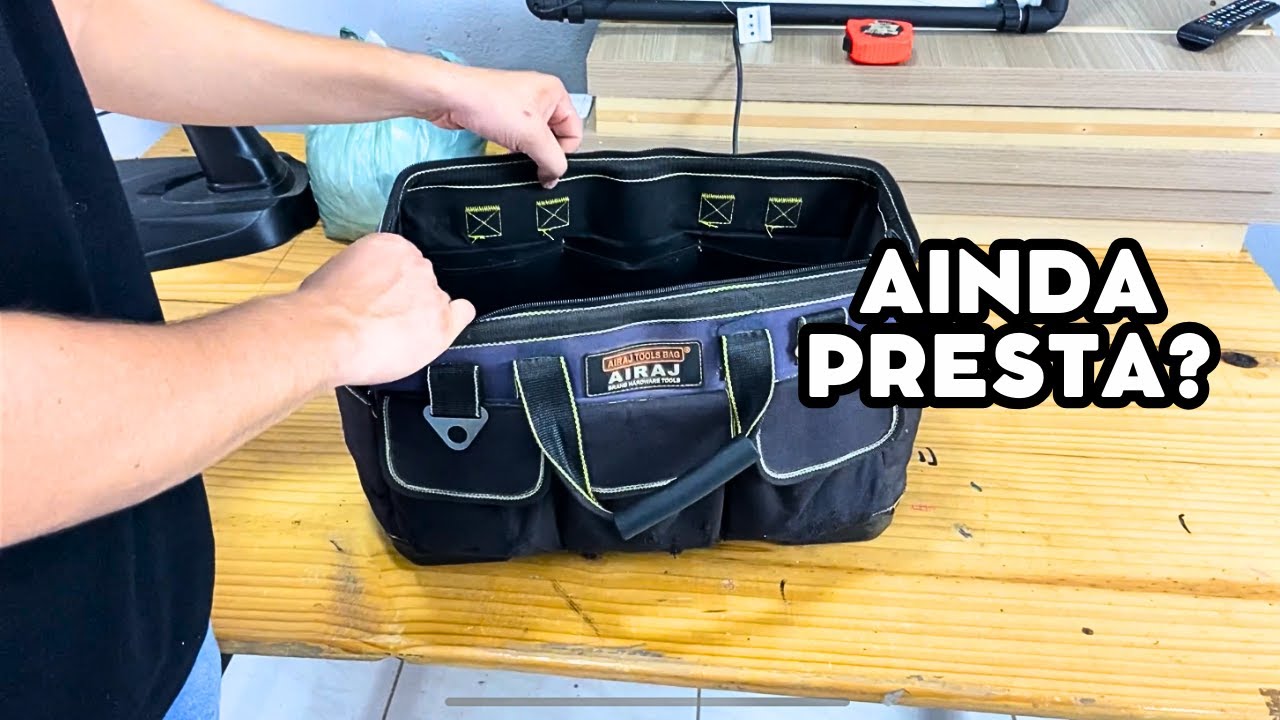COMO ESTÁ A BOLSA DE FERRAMENTAS APÓS 2 ANOS DE USO