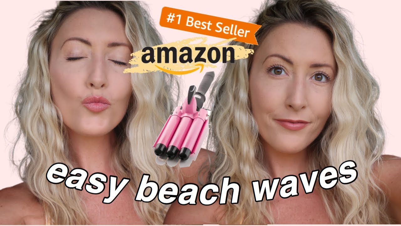 EASY BEACH WAVES l AMAZON HAIR WAVER l FIRST IMPRESSIONS + TUTORIAL