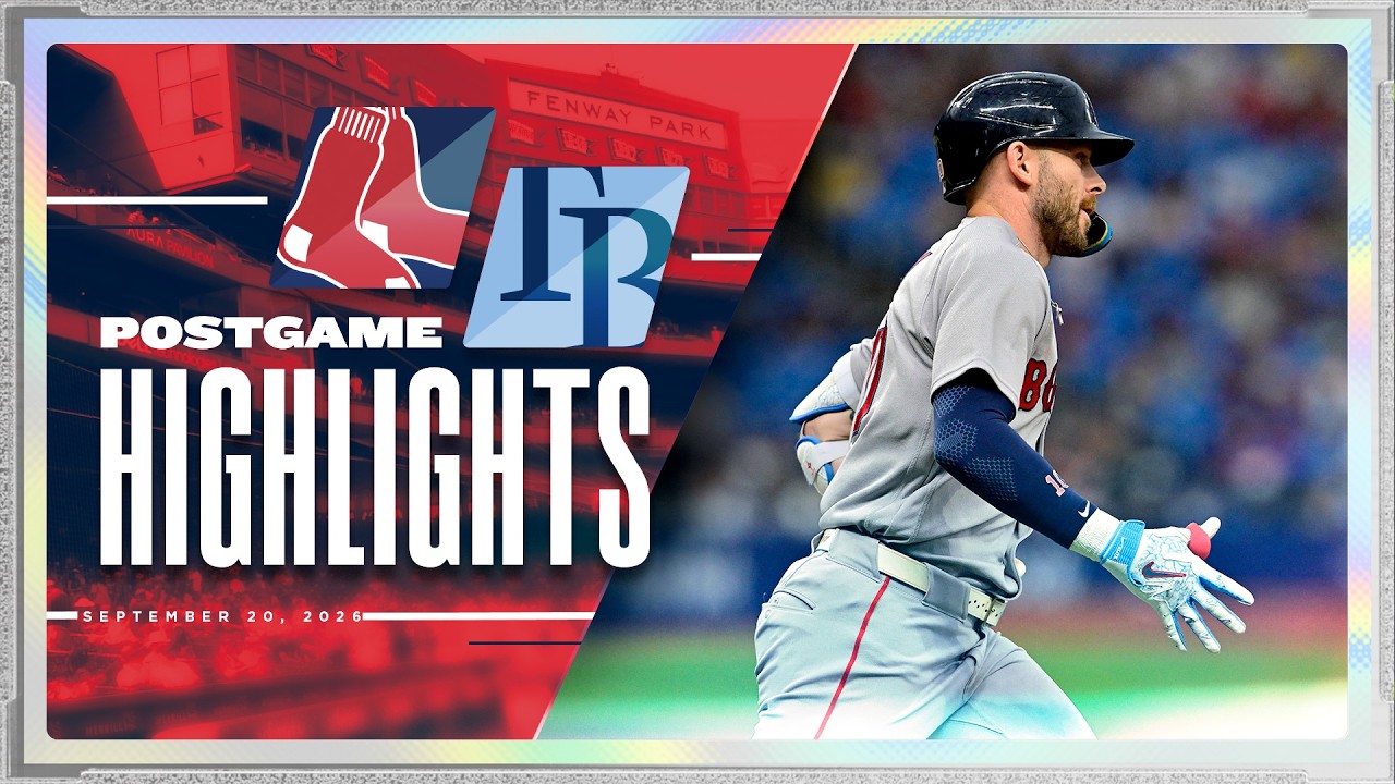 RED SOX HIGHLIGHTS: Red Sox vs. Rays - Red Sox Clinch Playoff Spot