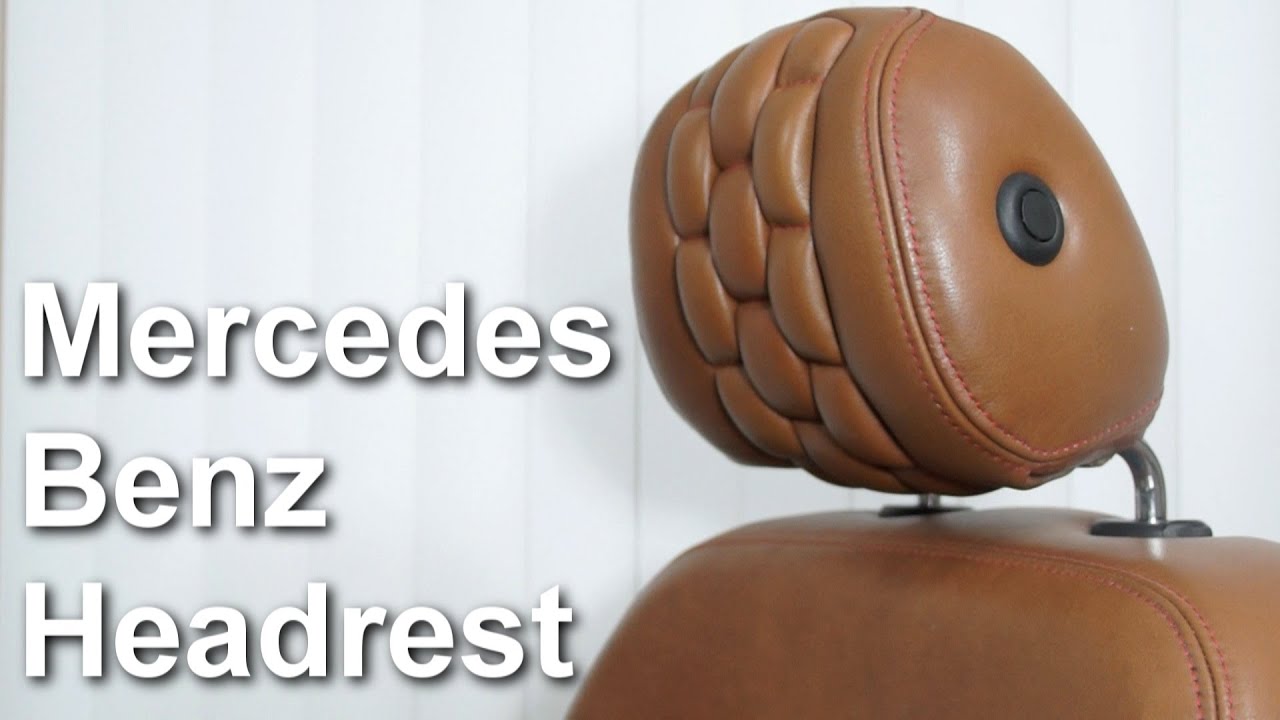 Mercedes Benz headrest - Upholstery tips Part 4/6