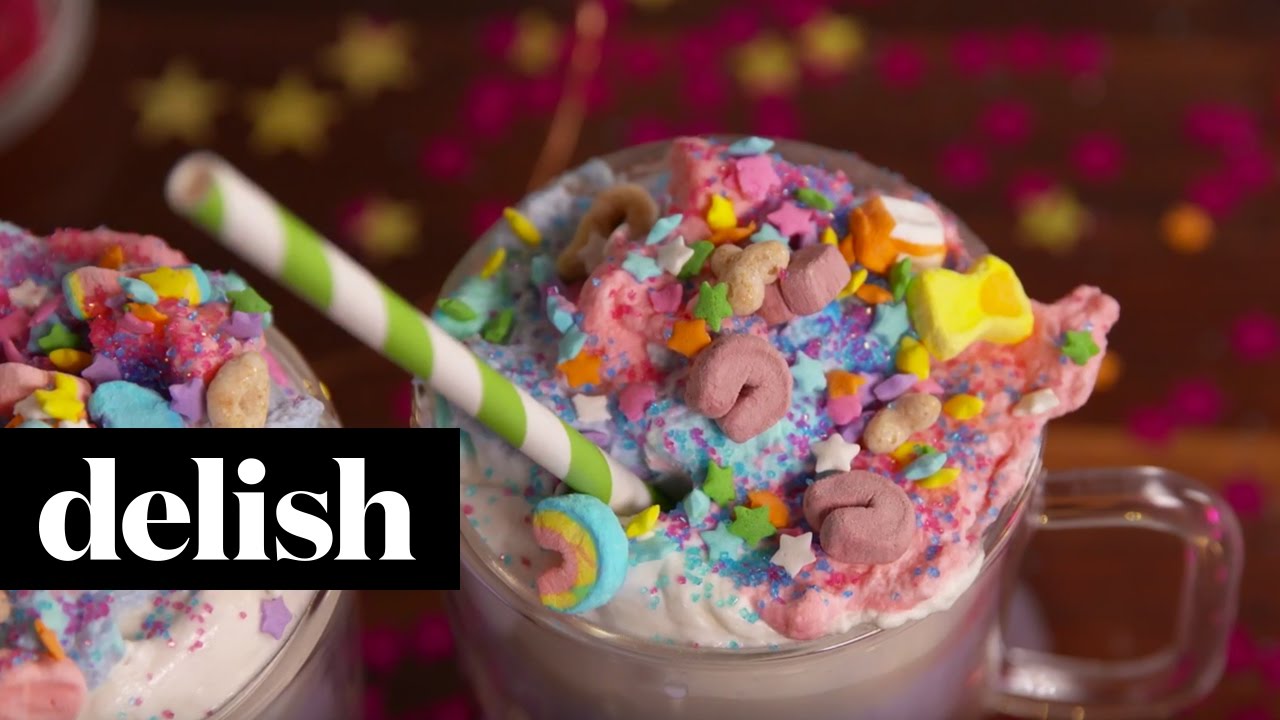 Unicorn Hot Cocoa | Delish