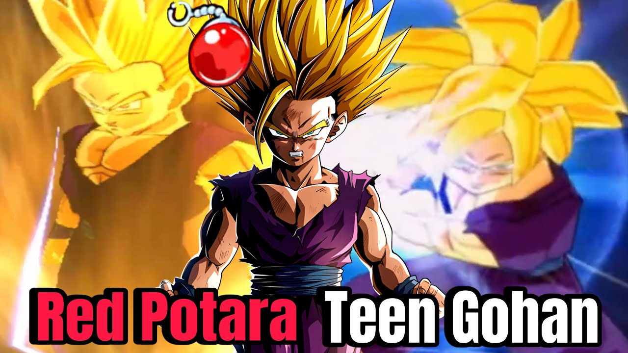 Red Potara Teen Gohan EXPLODES With Power DBZ BUDOKAI TENKAICHI 4