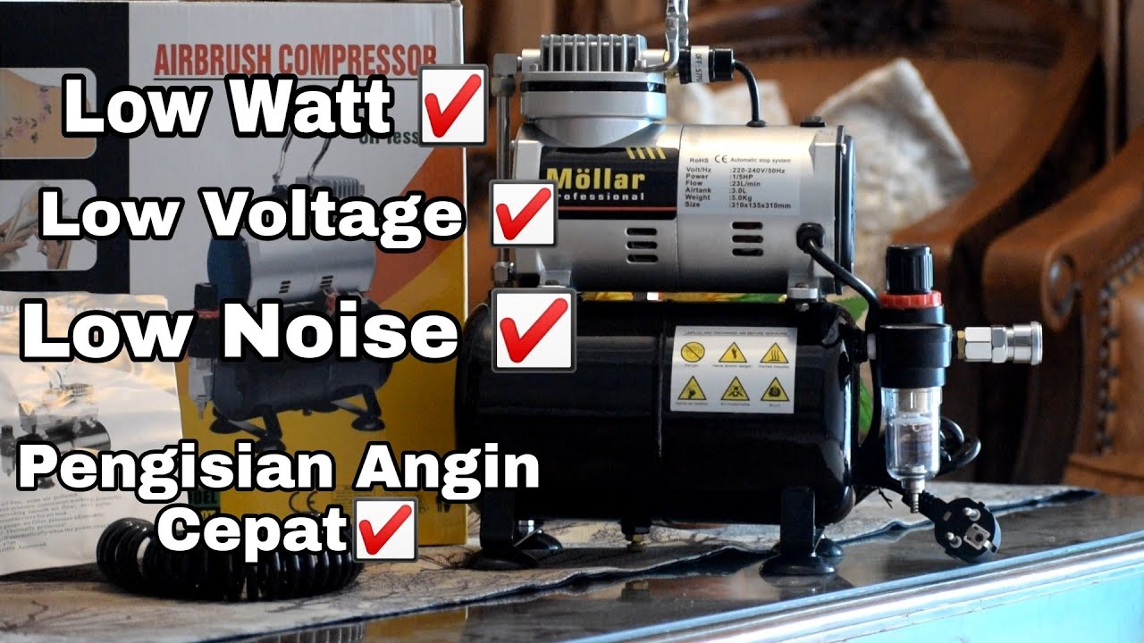 Uji Mollar Compressor - Review Mollar Mini Compressor #Mollar #Review #unboxing