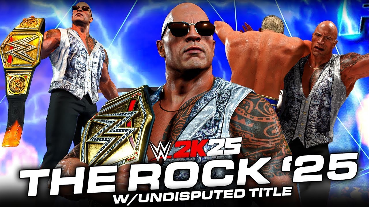 THE ROCK CASTIGA ELIMINATION CHAMBER in WWE 2K25