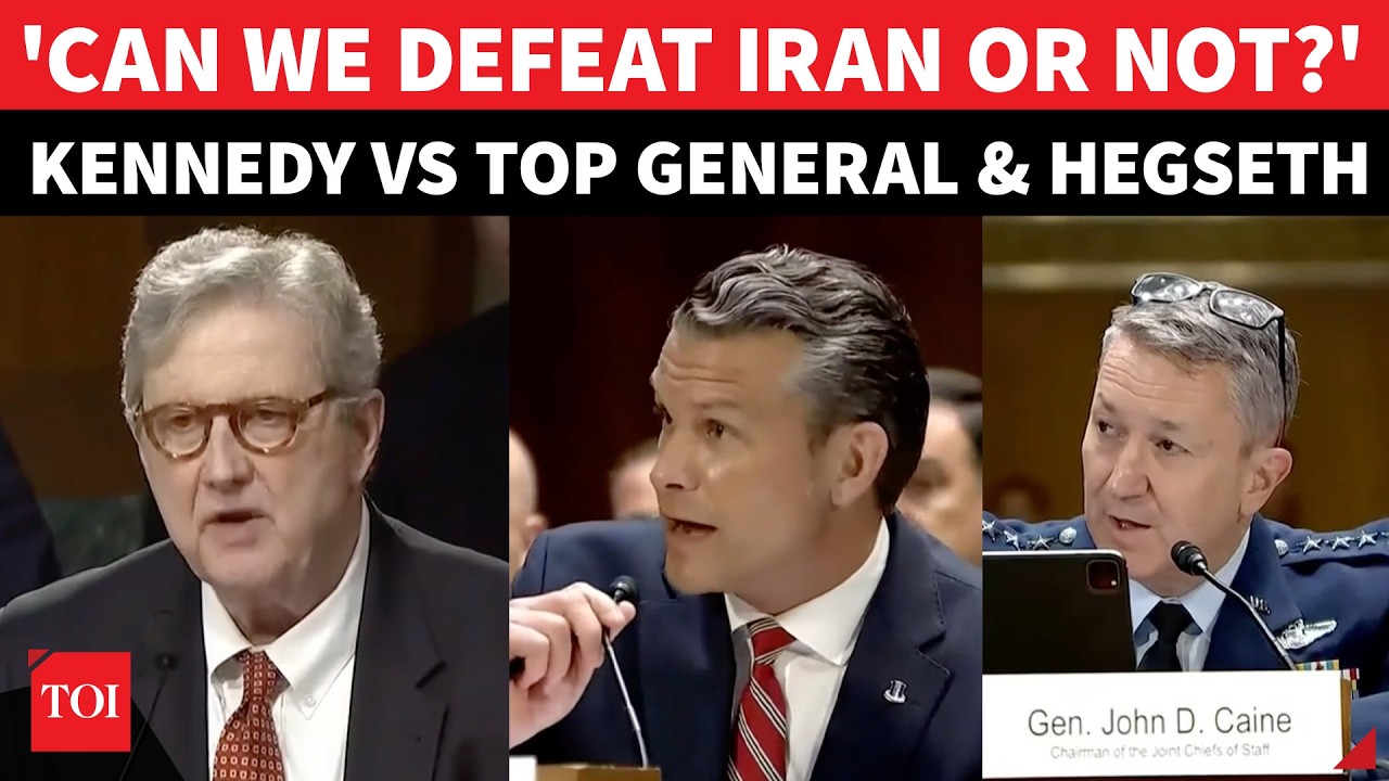 &lsquo;Gosh, We Need Straight Answers On Iran&rsquo;: Sen. Kennedy Brutally Grills Hegseth, Top General Caine