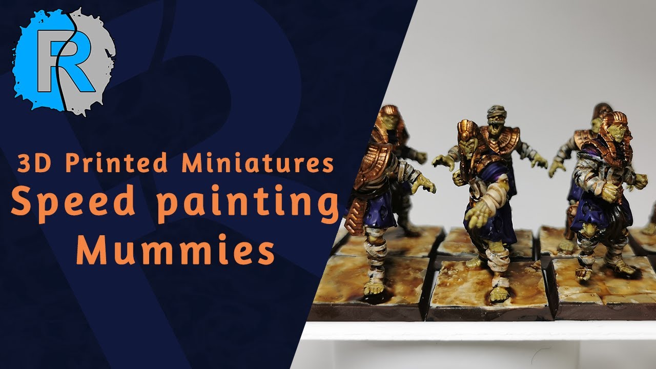 Speed Painting: Mummies - One Page Rules - Mummified Undead