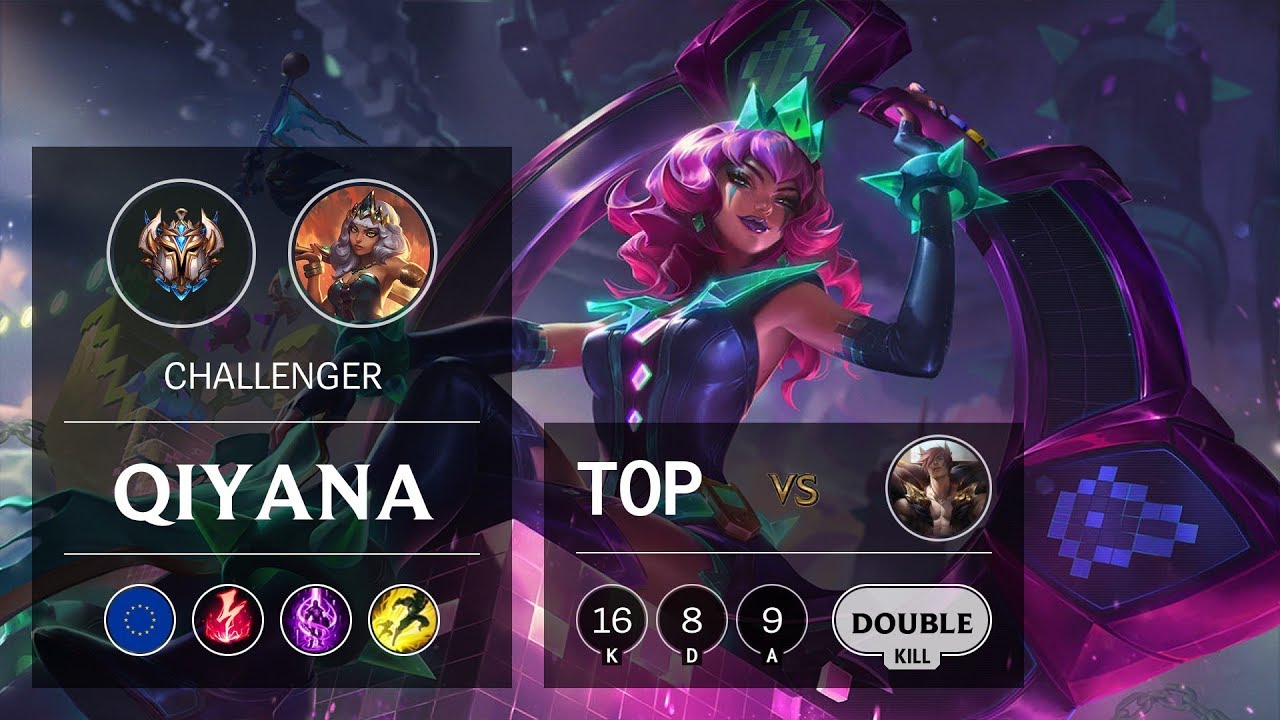 Qiyana Top vs Sett - EUW Challenger Patch 10.2