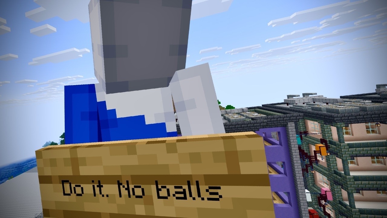 Minecraft Shenanigans with the boys in New Gloria [Part 1]