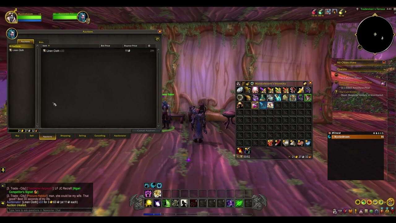 World of Warcraft Retail Auctionator Addon