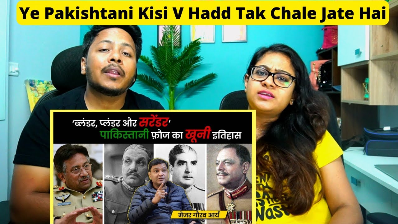 Major Gaurav Arya Opens Eyes of Every Pakistani.[Must Watch] | REACTION | #mrmrspandit | #reaction