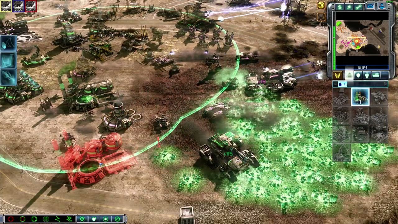 Sitting on the Front line BROKE | C&C 3: Kanes Wrath, VS Brutal AI, Multiplayer Gameplay, 2023