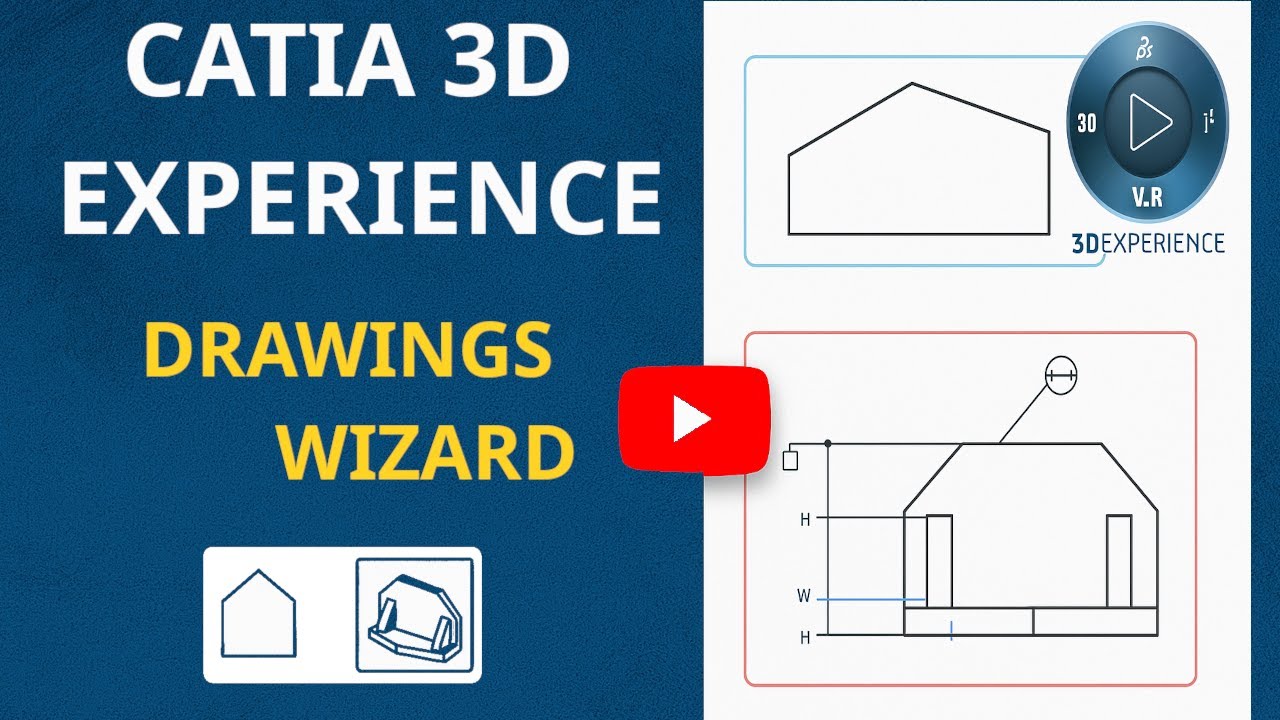 Drawings Wizard in CATIA 3D EXPERIENCE | Creación de planos | Uso de asistente