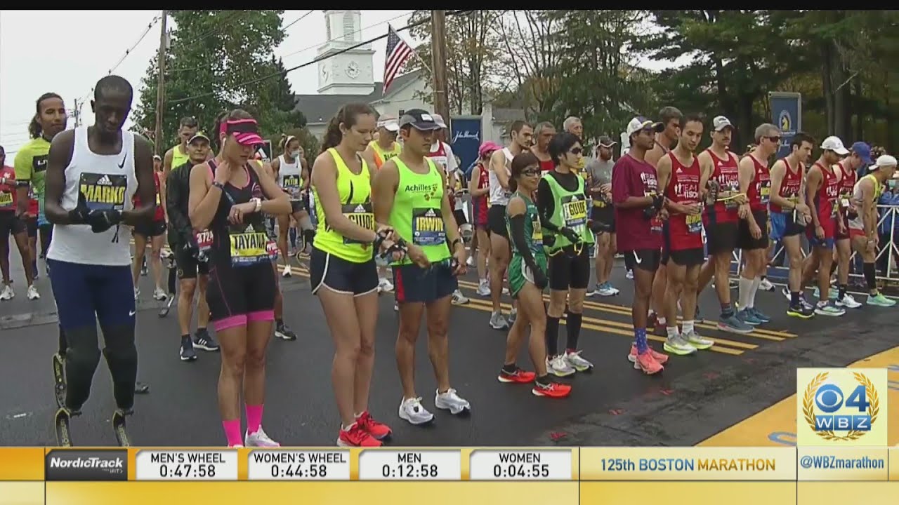 Para Athletes Start Boston Marathon 2021