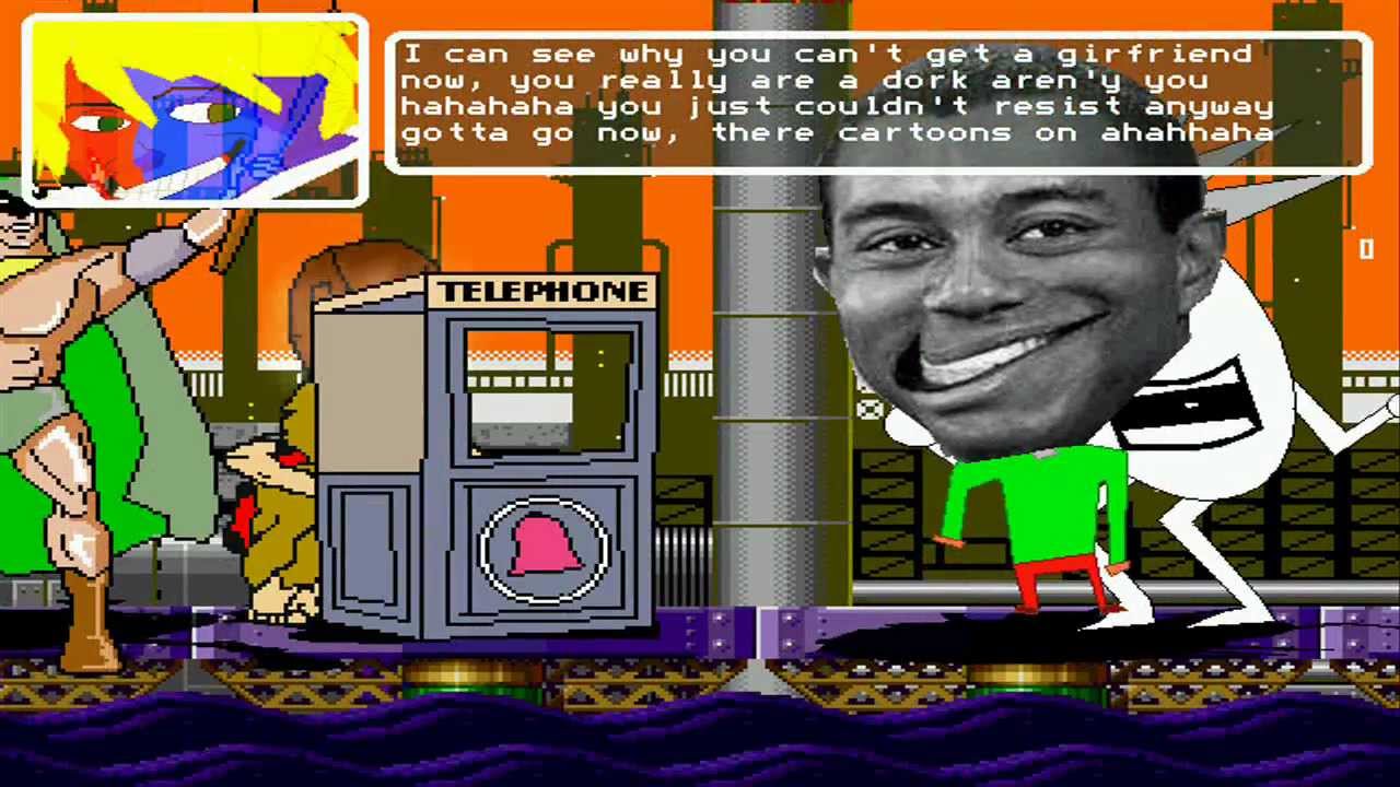 Underdog & Captain Caveman vs Omega Tiger Woods & Dooby Dummy MUGEN Battle!!!