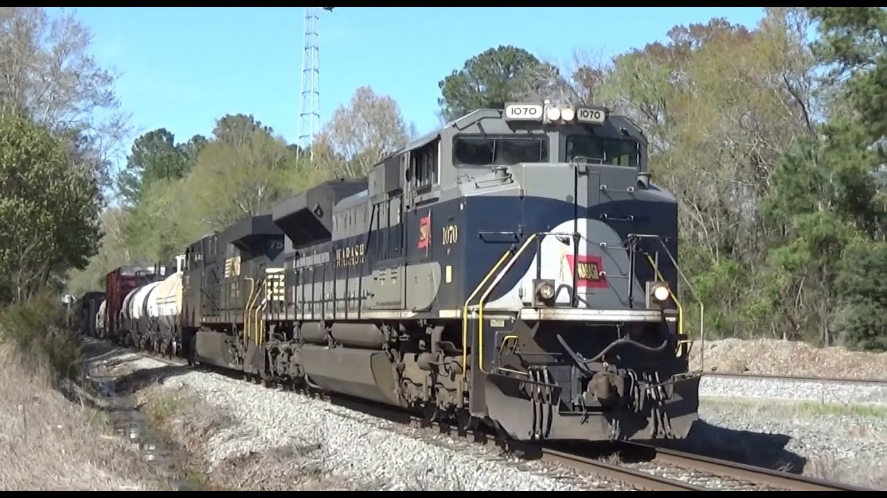 NS 1070 Wabash Leads NS 191 & Rail Action on NS Savannah & Augusta Districts 3/25/25