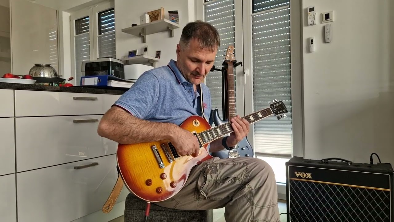 Gibson les paul traditional Amber spirit of 59 modifiziert