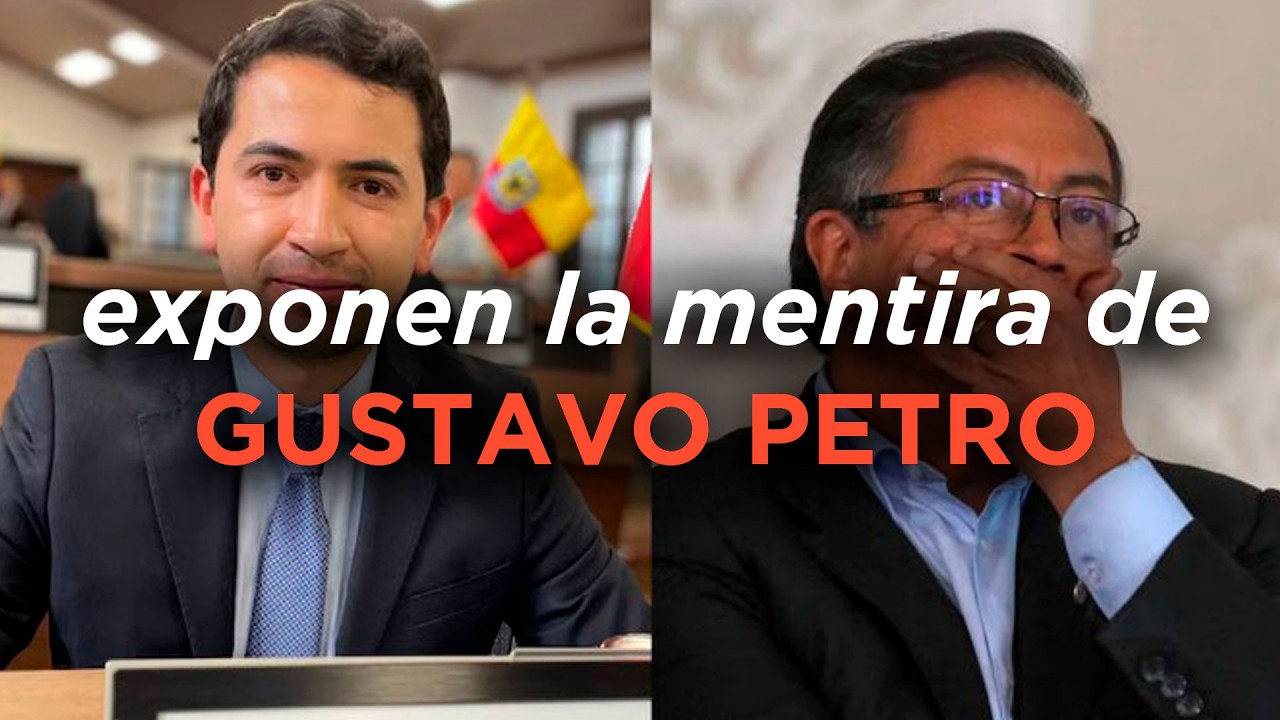 Daniel Brice&ntilde;o  expone las mentiras de gustavo petro
