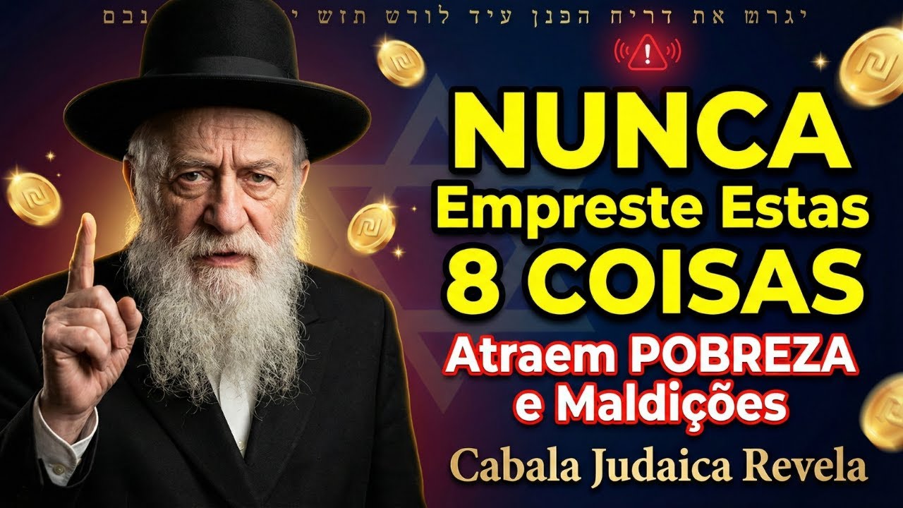 🔴NUNCA Empreste Estas 8 Coisas A NINGUÉM — Atraem POBREZA E Maldições | Cabala Judaica