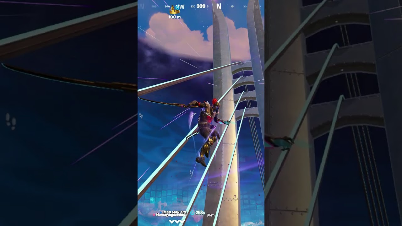 Kinetic Blade Air Dash into Typhoon Blade Knock! ⚔️ | Fortnite Zero Build