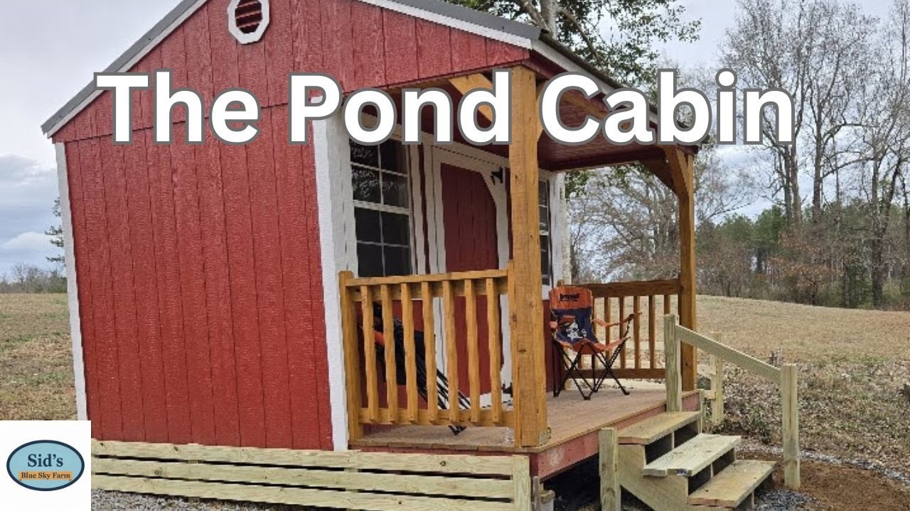 Working On The Pond Cabin