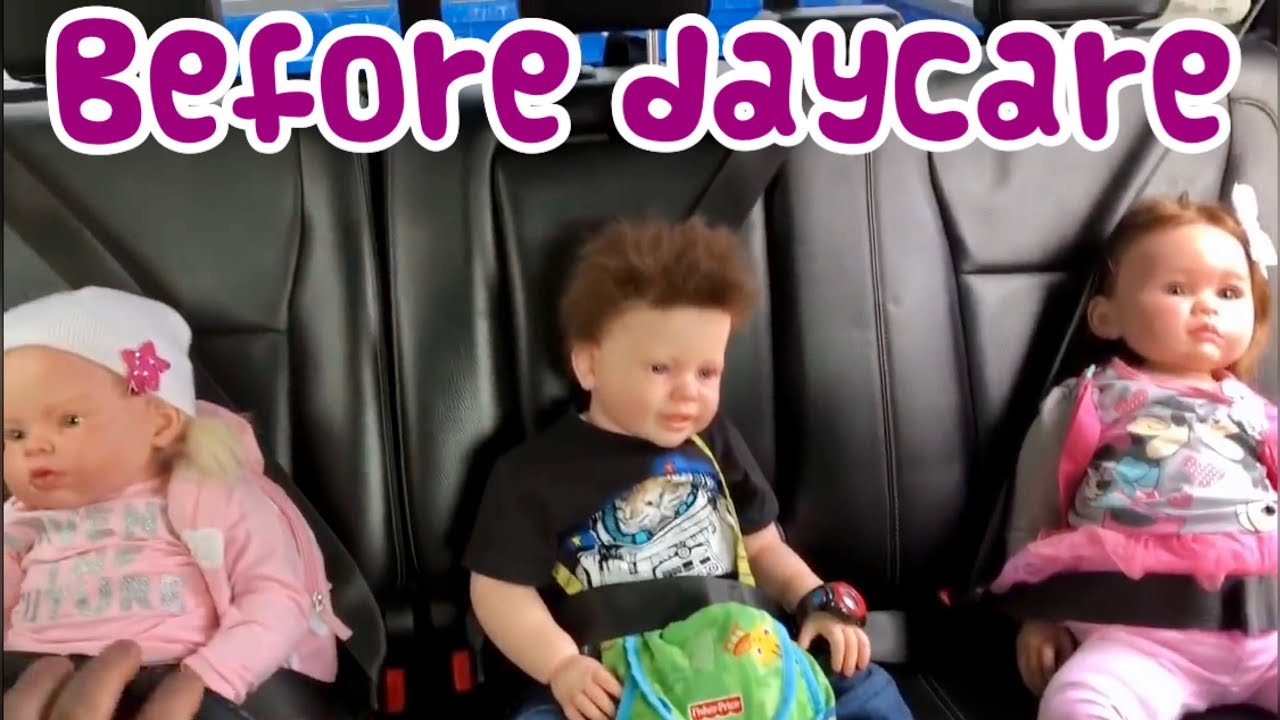 Reborn role-play getting three reborn toddler’s ready for daycare morning routine