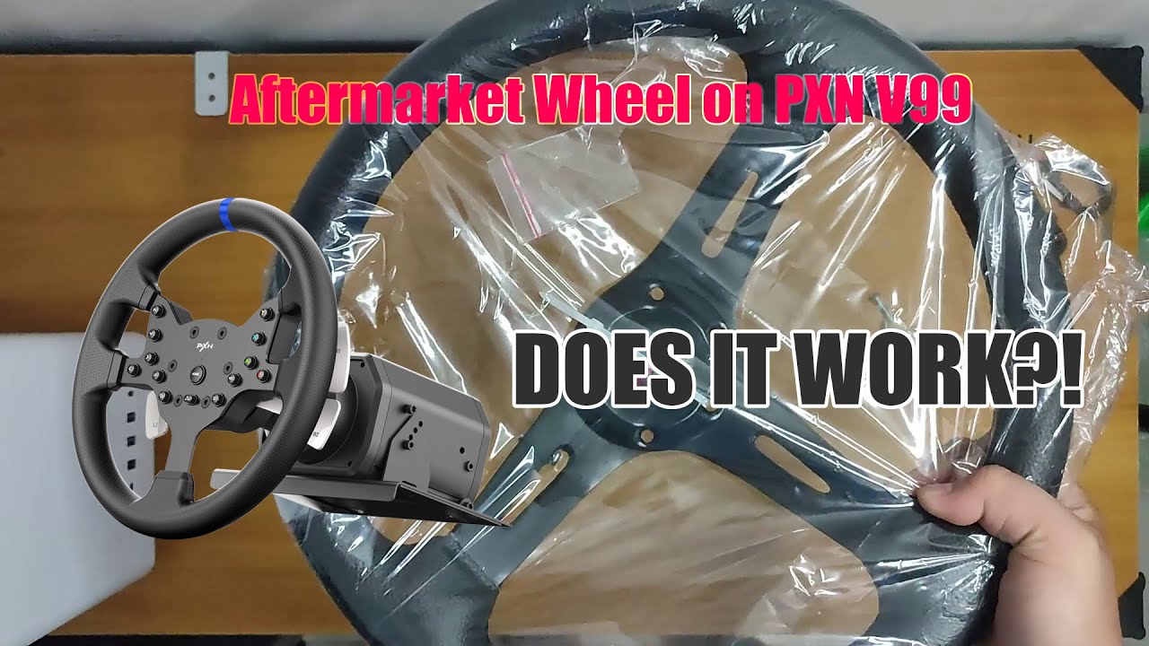 I tried custom wheel on PXN V99