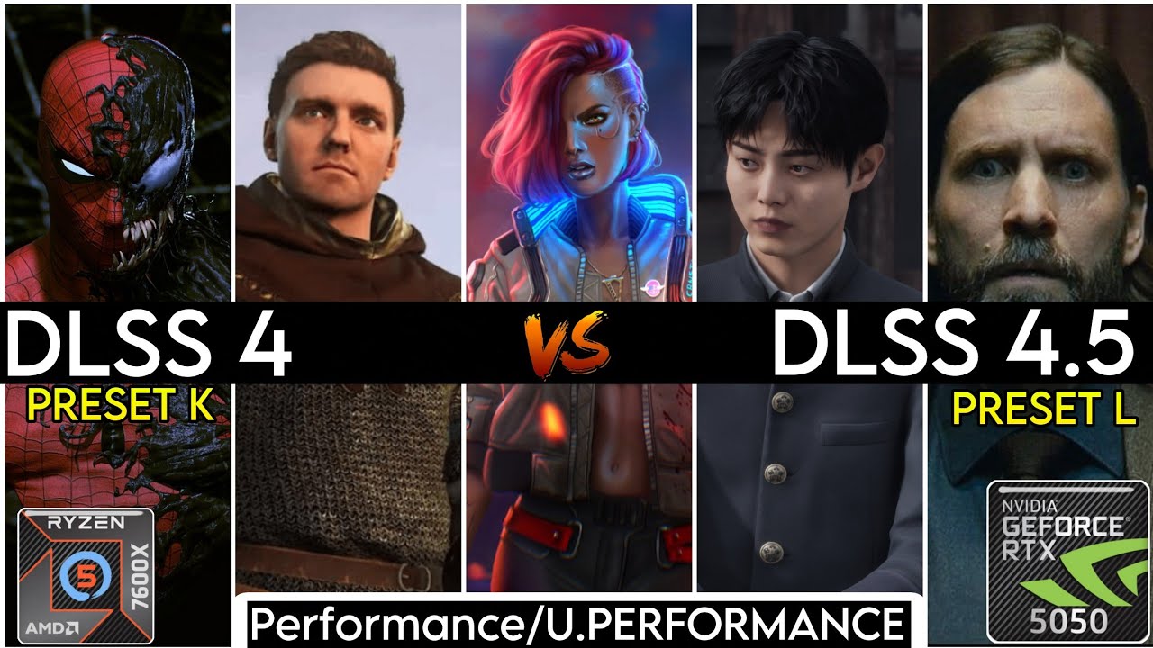Nvidia (DLSS 4 против DLSS 4.5) &mdash; Тест в 5 играх &mdash; RTX 5050