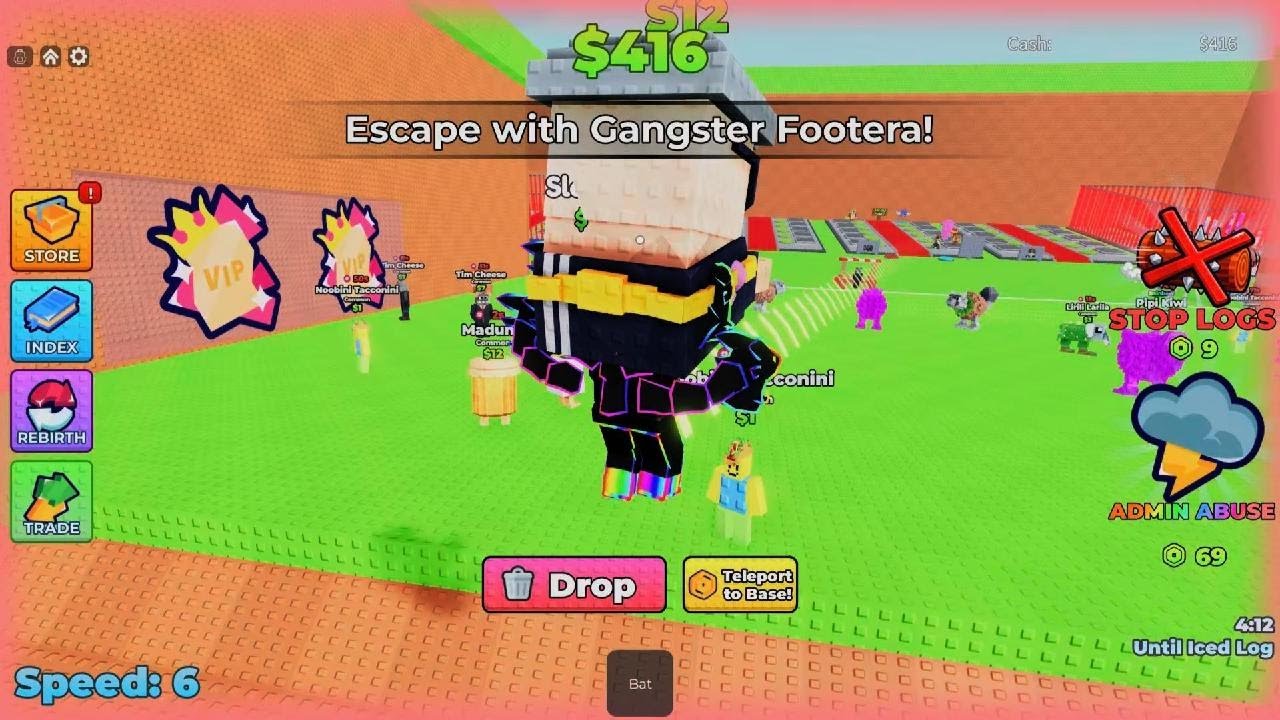 Testing knockoff games of Escape Tsunami For brainrots(first vid!!)