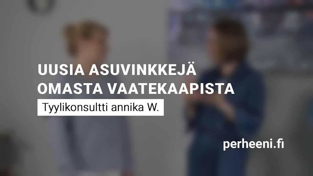 Uusia asukokonaisuuksia omasta vaatekaapista?